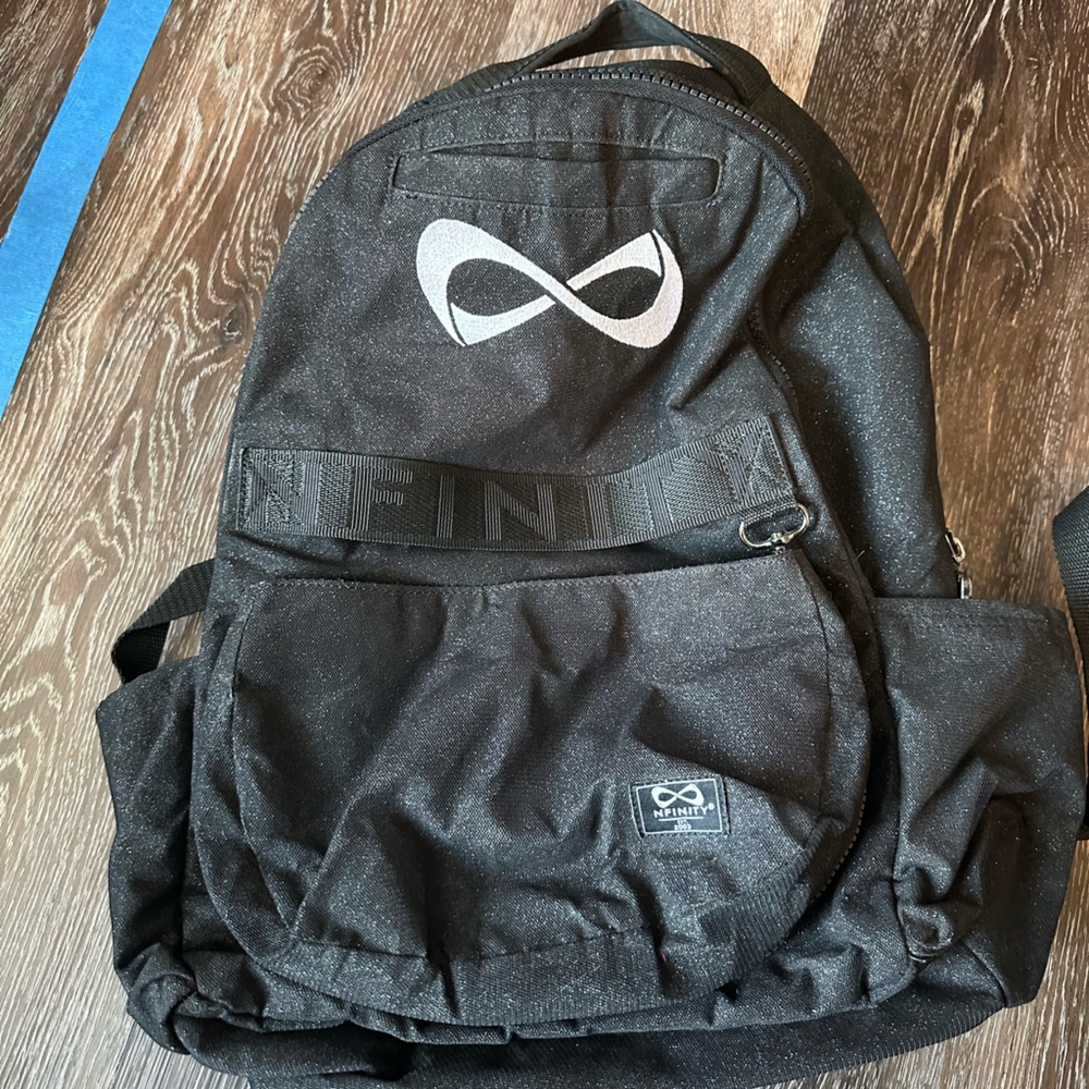 Black sparkle nfinity backpack